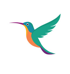 Fish Ranga bird flying icon vactor.eps