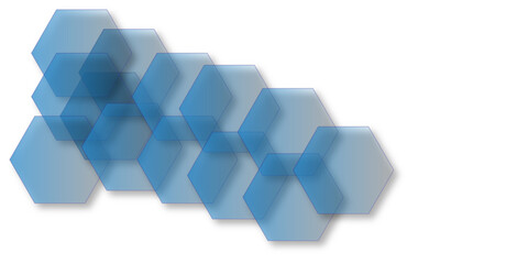 Abstract bule and grey hexagon technology geometric pattern concept white background.  Abstract Polygonal Honeycomb Pattern, Technology-Inspired Design, and a Luxurious, Modern Vector Background .