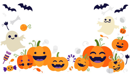 Halloween Background with Empty Space for Text