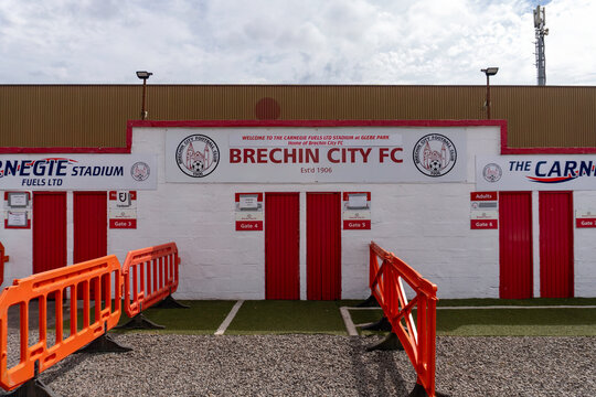 Glebe Park is the home stadium of Brechin City FC in Angus, Scotland