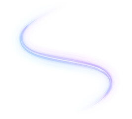 Dynamic swirl and curved wave with glowing particles, bright spark, and isolated blue flare. Light rotation, lens dust, and motion blur with magic energy.