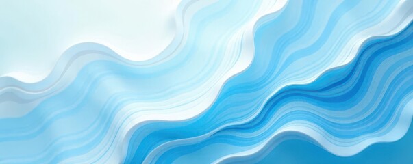 Fototapeta premium Abstract pastel blue and white marbled effect, luxury, painted, modern