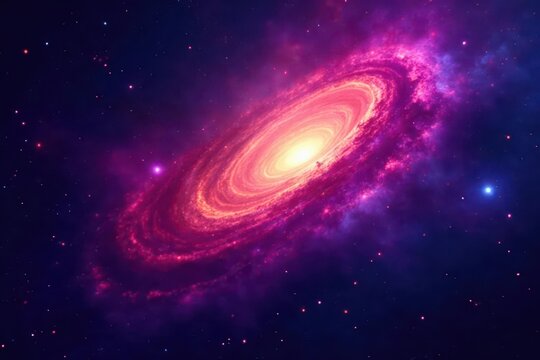 Vibrant, swirling nebulas of color against a deep black void , space, abstract, backgrounds