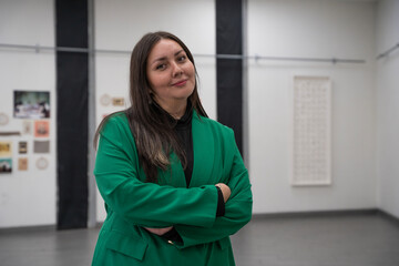 portrait of a female teacher