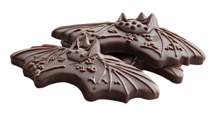 Pile of Chocolate Bat Candies for Halloween Treats