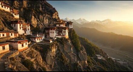 Paro Taktsang: The Tiger's Nest Monastery Perched on a Cliffside in Bhutan's Mountains