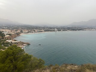 view of the city from the sea