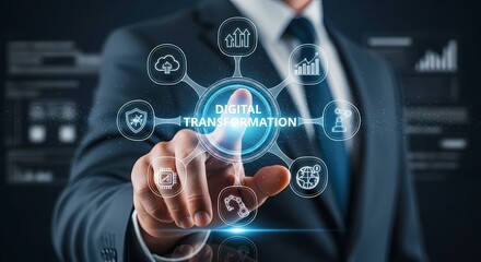 Digital Transformation Technology Concept Business Photo
