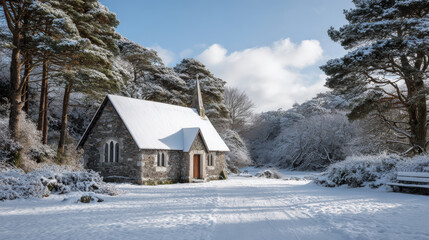 house in the mountains