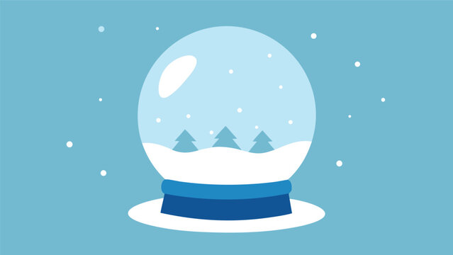 snow globe style soft sparkle background christmas vector background - Powered by Adobe