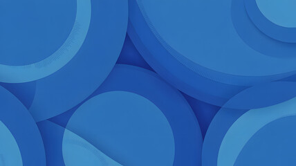 Abstract Blue Circle Composition: A vibrant composition of layered blue circles creates a dynamic, modern backdrop, ideal for design and artistic concepts.