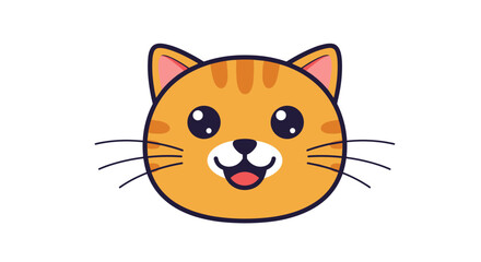 Obraz premium Cat Face Icon