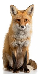 Fototapeta premium Red Fox Portrait with Intense Gaze