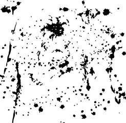 black ink splat