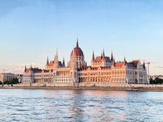 Naklejka premium Budapest parliament building