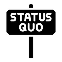 status quo icon