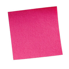 Pink sticky note