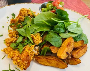 salad with vegetables