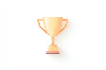 Trophy cup illustration for gaming achievements and competitions