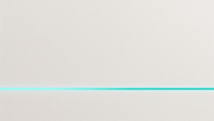 Obraz premium Generative AI, Minimalist abstract background with a subtle cyan line on ivory paper