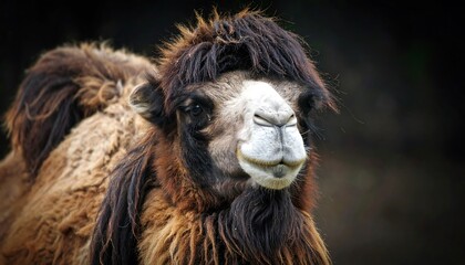 Fototapeta premium Close-up portrait of a camel