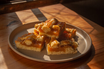 pasta frola de dulce de babata. receta argentina de masa con dulce. 