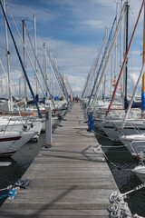  Sea Bay with a view of snow-white yachts