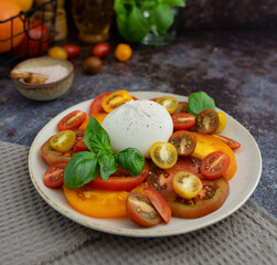 Burrata Cheese with Tomatoes