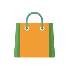 Clean and modern vector  shopping bag vector graphic for retail sales and online shopping e commerce promotional marketing image design