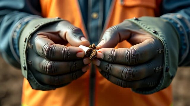 tobacco plant, nicotine effects, plant cultivation. Health risk. Cotinine levels reduce life expectancy. Pesticide use impacts soil health. Agricultural processes influence plant quality.