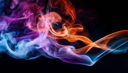 Fototapeta premium abstract colorful smoke