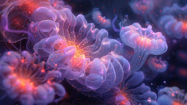 submarino, naturaleza, coral, azul, acu&aacute;tico, abstracta, an&eacute;mona, mar, oce&aacute;no, flor, acuario, azul marino, peces
