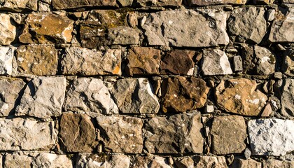Fototapeta premium Close-up view of a stone wall (11)