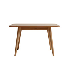 Minimalist Wooden Table with Stylish Legs in Natural Finish