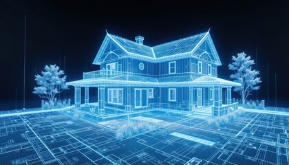 Blueprint House: Digital Architectural Design