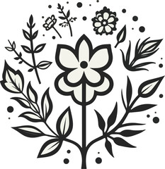 Fototapeta premium Vibrant spring flowers arrangement with diverse colors and elegant typography
