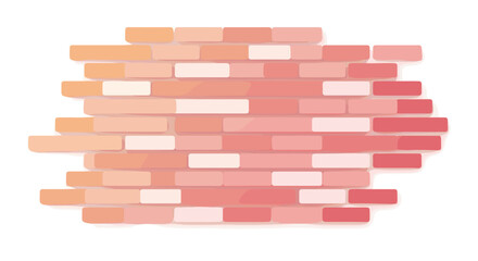 Obraz premium Abstract pink brick pattern in gradient design on white background 