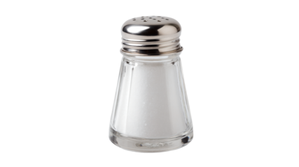 a salt shaker with a silver top