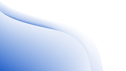 Abstract blue gradient background with smooth wave for modern design element isolated on transparent background