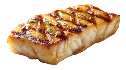 Seared fish fillet, a culinary closeup of flaky, delicious seafood