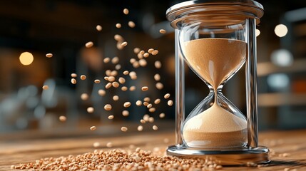 Time's Grains: A Visual Metaphor