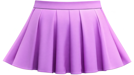 Stylish purple skirt with light blue waistband, a versatile fashion piece for every woman's wardrobe