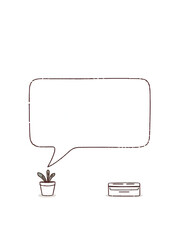 Empty Message Illustration