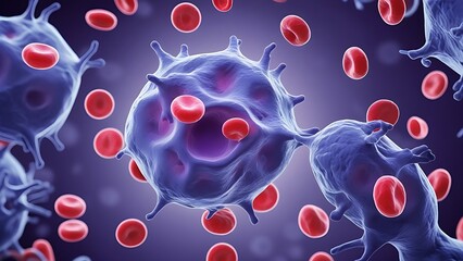  a group of blood cancers that usually begin in the bone marrow and produce high numbers of abnormal blood cells. These blood cells are not fully developed and are called blasts or leukemia cells.