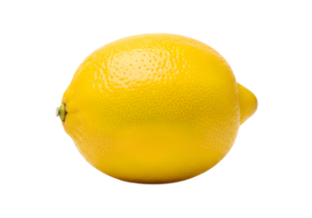 A whole lemon against a black background.