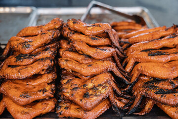 Street Food Grilled Chicken Wings
