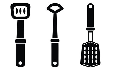Fototapeta premium Kitchen Utensils spatula scraper