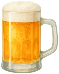 생맥주 일러스트