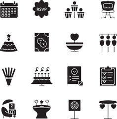 Abstract geometric shapes and lines in a bold silhouette design with vibrant color accents silhouette