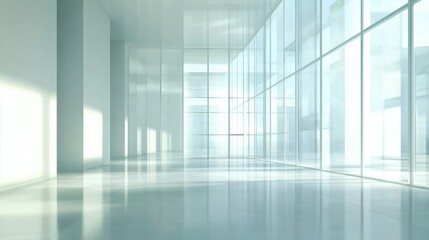 Fototapeta premium Modern Minimalist Office Space Design.